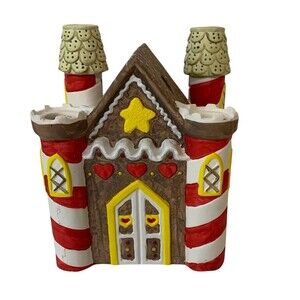 House of Lloyd Christmas Around the World Candy Cane Castle House Vintage